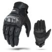 SOMAN MG21 Motorcycle Gloves - Sheepskin Carbon Fiber, Size M, Black - 1