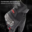 SOMAN MG21 Motorcycle Gloves - Sheepskin Carbon Fiber, Size M, Black - 5