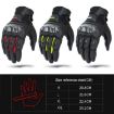 SOMAN MG21 XL Black Motorcycle Sheepskin Carbon Fiber Off-road Gloves - 3