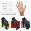SOMAN CG666 Motorcycle Riding Gloves, Anti-slip Full Finger, Size M, Black - 4
