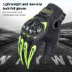 SOMAN CG666 Motorcycle Riding Gloves, Anti-slip Full Finger, Size L, Black - 3