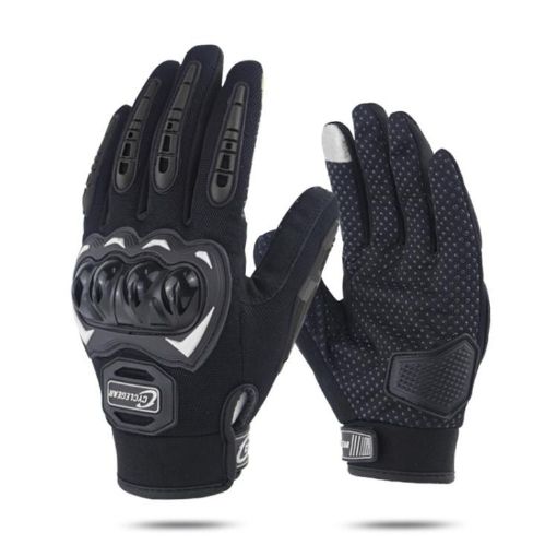 SOMAN CG666 XXL Black Motorcycle Riding Anti-slip Full Finger Gloves - 1