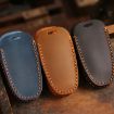 Hyundai Staria/Sonata 5-Button Car Key Cover - Black Cowhide Protection - 3