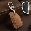 Buick Envision Plus 2023 Key Cover - Crazy Horse Cowhide, 3-Button Brown - 1