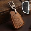 Buick Envision Plus 2023 Key Cover - Crazy Horse Cowhide, 4-Button Brown - 1