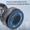 G511 360 Rotating Magnetic Car Phone Holder - Vacuum Adsorption (Tarnish) - 7