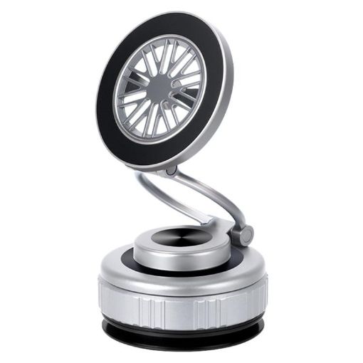 G511 Silver 360 Rotating Magnetic Car Phone Holder - 1