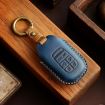 Honda Odyssey 2024 Hallmo Cowhide Car Key Cover 5-Button Brown - 2