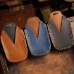 Toyota SIENNA/Granvia/Alphard/Vellfire 6-Button Key Cover Black Cowhide - 3