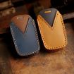 Lexus RX270/ES240/LX570 4-Button Blue Cowhide Car Key Cover - 3