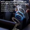 Foldable Magnetic Car Phone Holder - G712 Vacuum Adsorption, Silver - 7