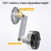 White CC-T27 Vacuum Adsorption Car Magnetic Phone Holder - 5