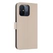 Redmi 11A/12C Apricot Leather Phone Case with Metal Bow & Hand Strap - 3