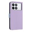 Redmi K70 Pro/Poco F6 Pro 5G Purple Leather Case with Hand Strap - 3