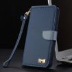Redmi Note 13 4G Global Leather Case with Hand Strap - Dark Blue - 8