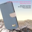 Redmi Note 13 4G Global Leather Phone Case with Hand Strap - Light Blue - 4