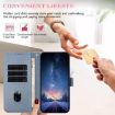 Redmi Note 12 4G Purple Leather Phone Case with Metal Bow & Hand Strap - 6