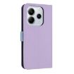Redmi Note 14 4G Purple Leather Phone Case with Hand Strap - 3