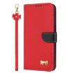 Red Leather Phone Case with Hand Strap for Redmi Note 14 Pro/Pro+ 5G - 2