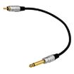 6.35mm Mono Plug to RCA Male Audio Cable for Amp, Speaker, Guitar 0.3m - 1