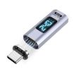 Type-C Male to Female PD240W 80Gbps Magnetic Adapter, Straight Head - 1
