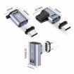 Type-C Male to Female PD240W 80Gbps Magnetic Adapter, Elbow Head - 8