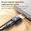 Yesido CA197 240W 2-in-1 Type-C & MagSafe 3 Cable, 2m (Black) - 6