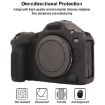 Canon EOS R5 Mark II/R5II Black Glossy Silicone Protective Case - 3