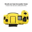 Canon EOS R5 Mark II Yellow Glossy Silicone Protective Case - 5