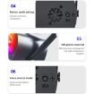 RGB Laser Light LED Stage Magic Ball Lamp, Voice Control, No Remote (Black) - 6