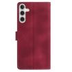 Samsung Galaxy A04S Red Rose Embossed Leather Phone Case - 3