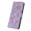 Samsung Galaxy A05S Light Purple Rose Embossed Leather Phone Case - 5