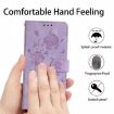 Samsung Galaxy A05S Light Purple Rose Embossed Leather Phone Case - 8