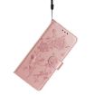 Samsung Galaxy A06 Rose Flower Embossed Leather Case - Rose Gold - 7