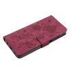 Samsung Galaxy A16 Red Rose Embossed Leather Phone Case - 6