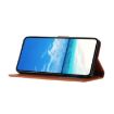 Samsung Galaxy A36 Brown Leather Case with Rose Flower Embossing Pattern - 9