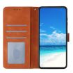 Samsung Galaxy A41 Brown Leather Case with Rose Flower Embossing - 4