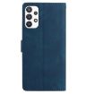 Samsung Galaxy A53 Dark Blue Rose Embossed Leather Phone Case - 3