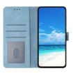 Samsung Galaxy A53 Sky Blue Rose Embossed Leather Phone Case - 4