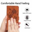 Samsung Galaxy A56 Brown Leather Case with Rose Flower Embossing - 8