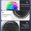 Stripe Magic Ball Light LED RGB Rotating Stage Lamp, Remote Control - 7