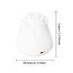 Rechargeable 3W Rose Night Light - Touch Sensor Bedside Ambient Lamp - 2