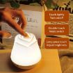 Rechargeable 3W Rose Night Light - Touch Sensor Bedside Ambient Lamp - 5