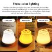 Rechargeable 3W Rose Night Light - Touch Sensor Bedside Ambient Lamp - 8