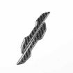 Carbon Fiber Rearview Mirror Stickers for Tesla Model 3/Y/S/X (2pcs, Black) - 2