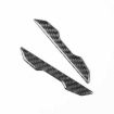 Tesla Model 3/Y/S/X Carbon Fiber Rearview Mirror Stickers, Red, 2pcs Set - 3