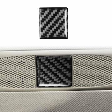 Carbon Fiber Emergency Light Sticker for Tesla Model 3/Y 2019-2024 (Black) - 1