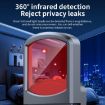 F16 AI Smart GPS Laser & Anti-Sneak Camera Detector - Black - 4