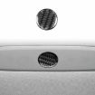 Tesla Model 3 2023 Carbon Fiber Emergency Light Button Sticker Black - 1