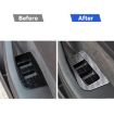 Tesla Model 3/Y Carbon Fiber Window Panel Stickers 6pcs Set Silver RHD - 5